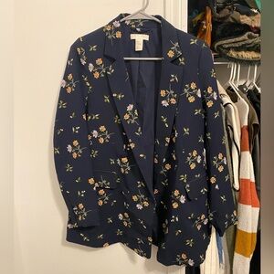 H&M Floral Blazer